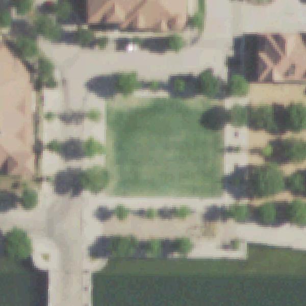 Aerial view of Dancing Statues Park
