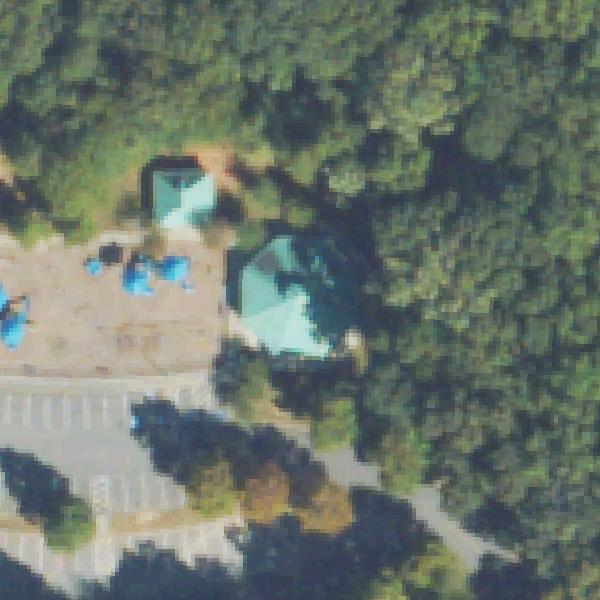 Aerial view of Danny Cochran Pavilion