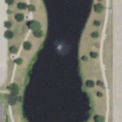 Aerial view of Dave Sanford Park