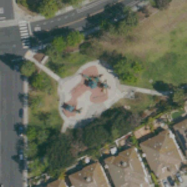 Aerial view of Del Mar Trails Park
