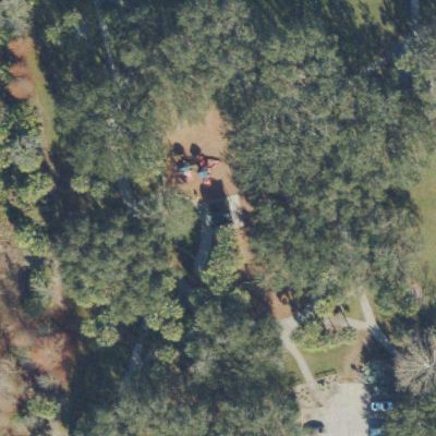 Aerial view of Demetree Park Playground