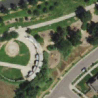 Aerial photo of Denver Sand Park
