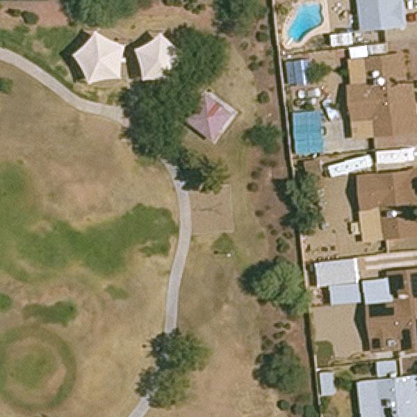 Aerial view of Desert Rose Park