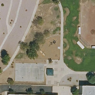 Aerial view of Desert Thunder School Park