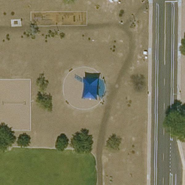 Aerial view of Desert Valley Park