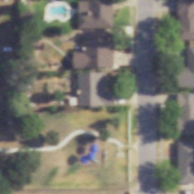 Aerial view of Dewey Tennant Park