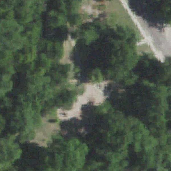 Aerial view of Dixon Branch Greenbelt Park