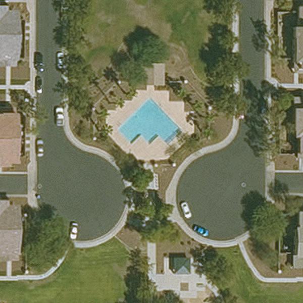 Aerial view of Dobbins Place Community Park