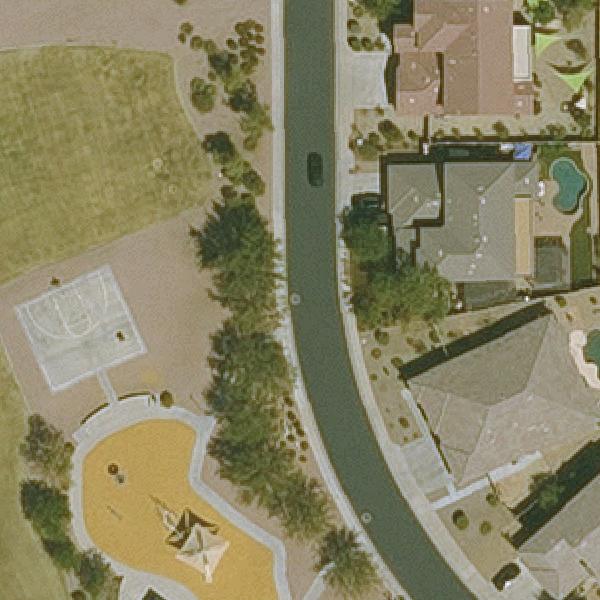 Aerial view of Dobbins Point Community Park