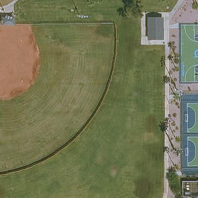 Aerial view of Donnie Hale Park
