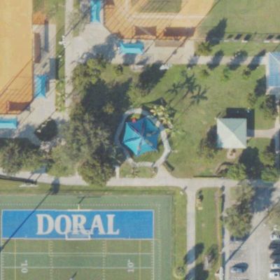 Aerial view of Doral Meadow Park