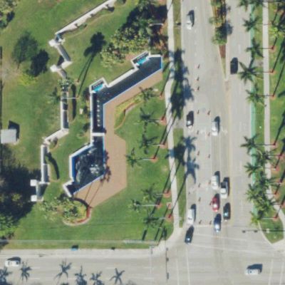 Aerial view of Doral Park