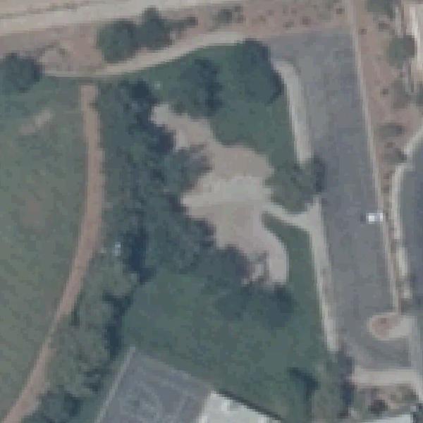 Aerial photo of Dos Escuelas Park