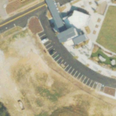 Aerial view of Douglasville Town Green