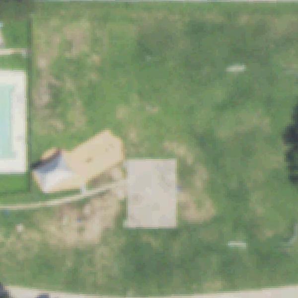 Aerial photo of Dove Meadows park and playground