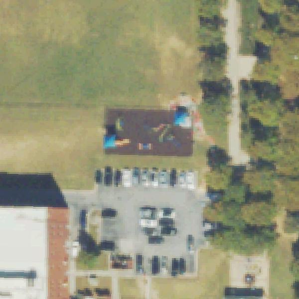 Aerial view of Dr. Martin Luther King Jr. Playground