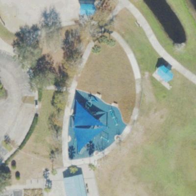 Aerial view of Dr Philips Playground