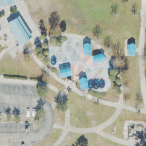 Aerial photo of Dr. Phillips Dog Park