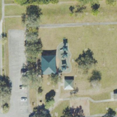 Aerial view of Driftwood Estates Park