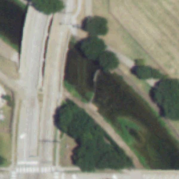 Aerial view of Duck Creek Linear Park