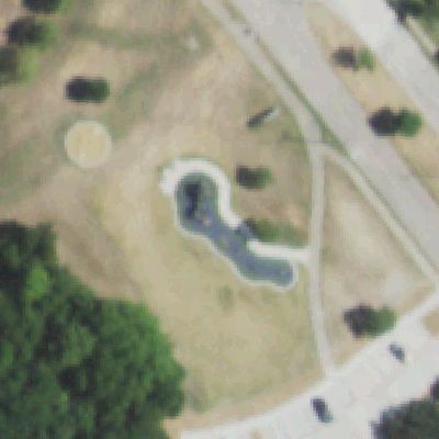 Aerial view of Duck Creek Park