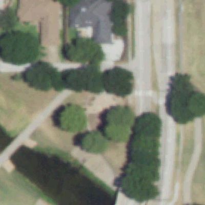 Aerial view of Duck Creek toddler park