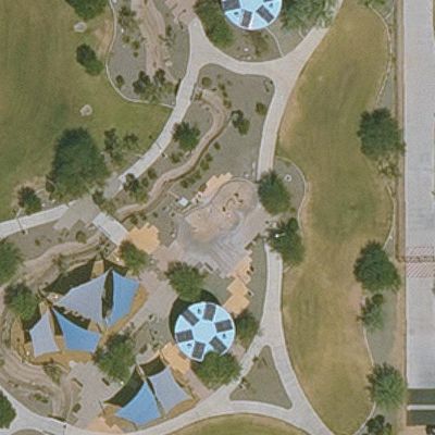 Aerial view of Dust Devil Park