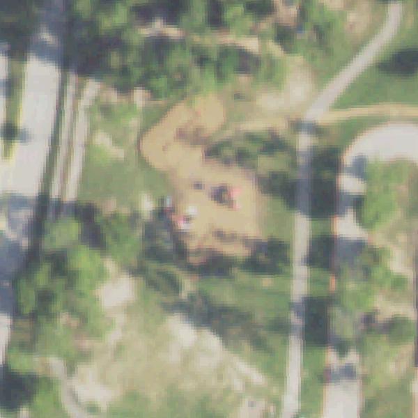 Aerial view of Eagle Springs Playground