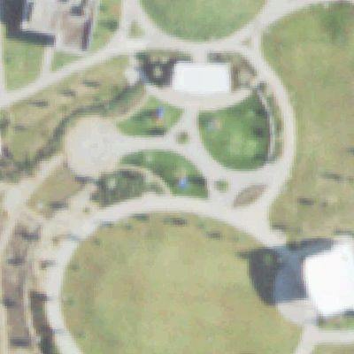 Aerial photo of East Aldine District Park and Amphitheater