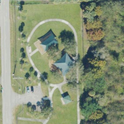 Aerial view of East Davie Nature Park