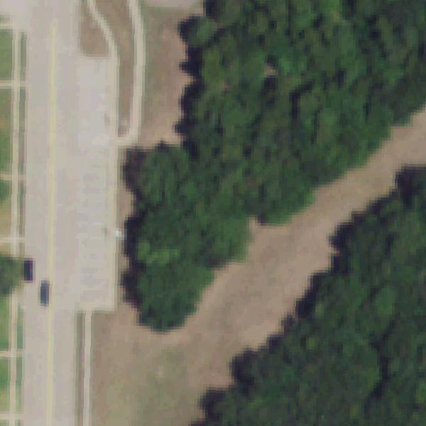 Aerial view of East Glen Greenbelt Park