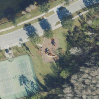 Aerial view of East Lake Park