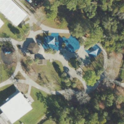 Aerial view of East Orange Park