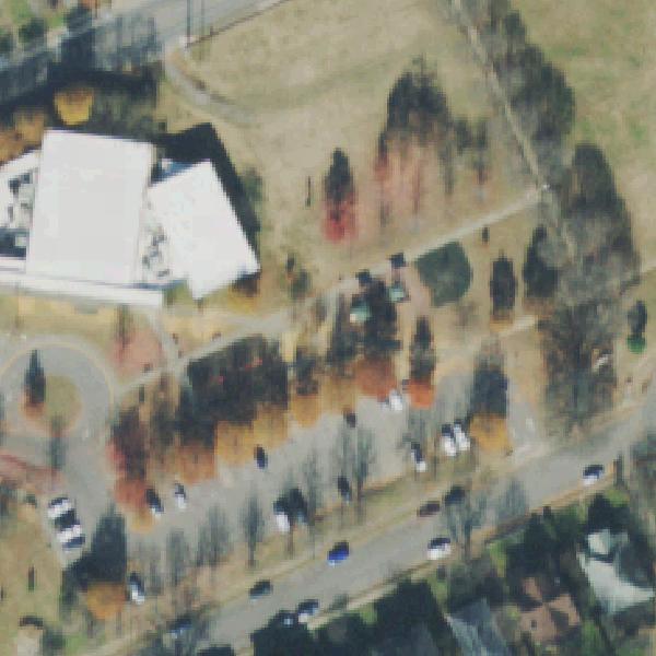 Aerial photo of East Park Playground