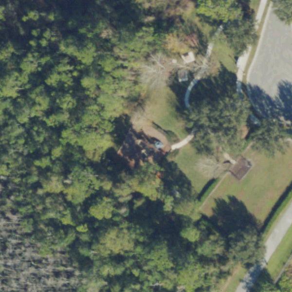 Aerial view of East Park Playground
