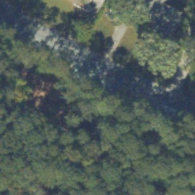 Aerial view of East Playground at Murphey Candler Park