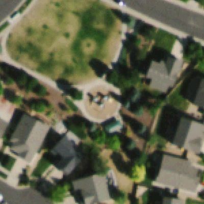 Aerial photo of East Quincy Highlands 1 Homeowners Association Park