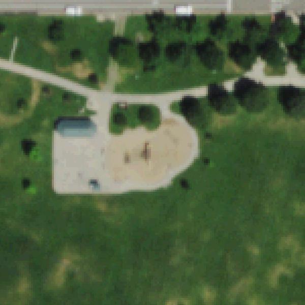 Aerial photo of Eastmoor Park