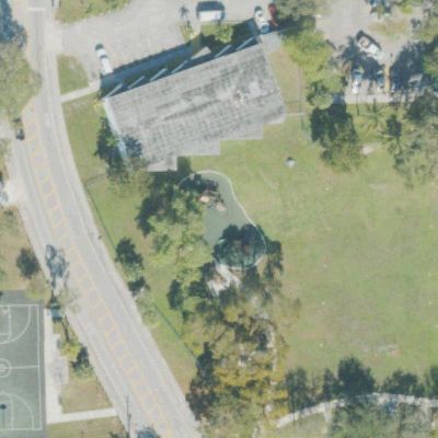 Aerial view of Eaton Park