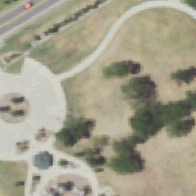 Aerial view of Eden Road Park