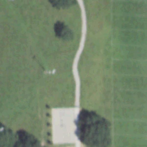 Aerial photo of Edgewood Park.