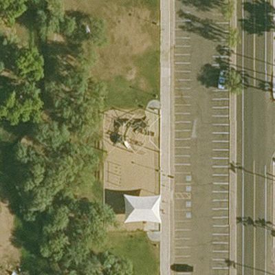 Aerial view of Eldorado Park Playground North
