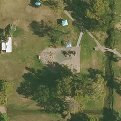 Aerial view of Eldorado Park Playground