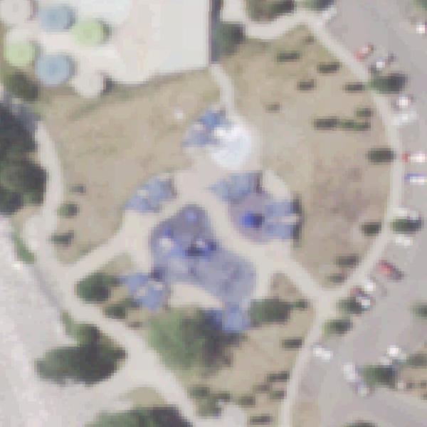 Aerial photo of Elemendorf Lake Park Trailhead