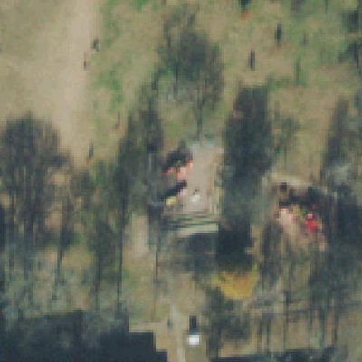 Aerial photo of Elmington Park