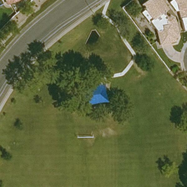 Aerial view of Emerald Bay Park - Val Vista Lakes