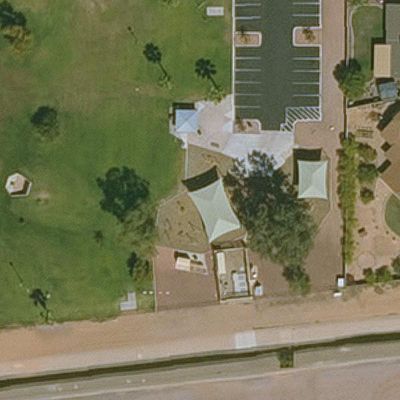 Aerial view of Emerald Park