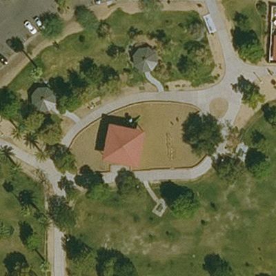 Aerial view of Encanto Park Playground