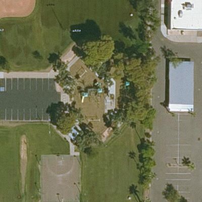 Aerial view of Escobedo Park Playground