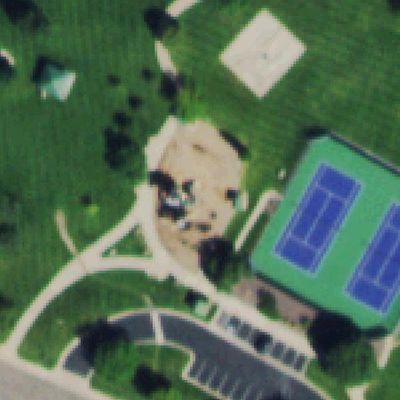Aerial photo of Estates Park